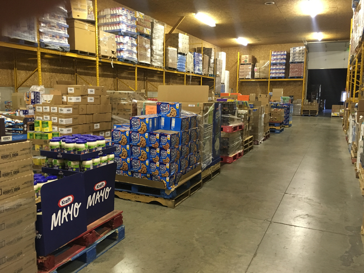 inside warehouse